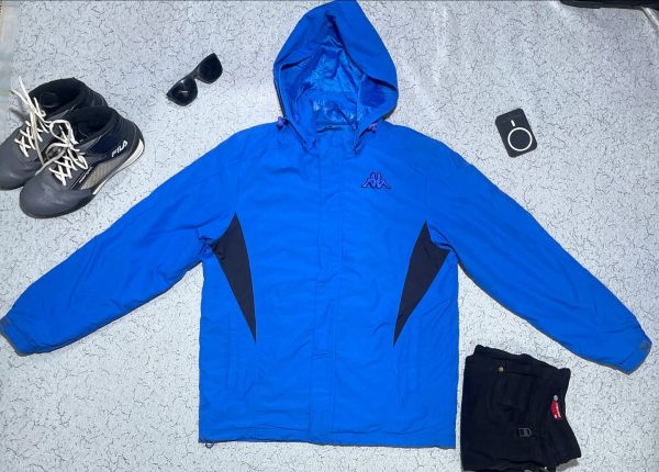 Kappa windcheater winter jacket size L colour blue