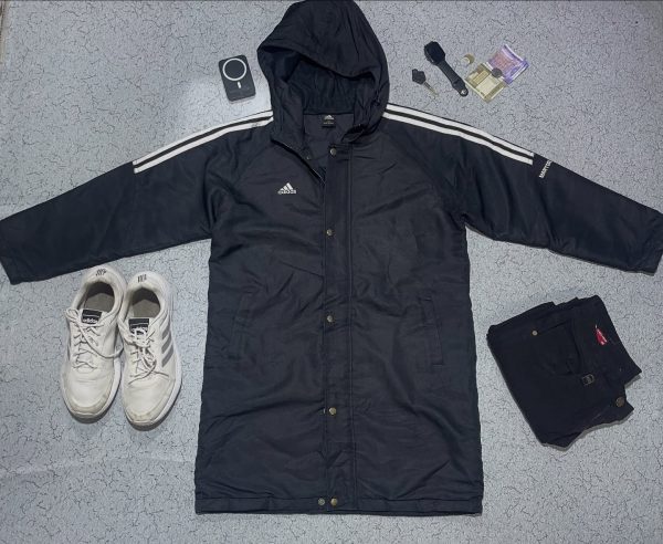 ADIDAS PARKA JACKET SIZE M COLOUR BLACK
