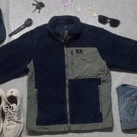 Fleece winter jacket imported from France  trusted brand in clothing industry.