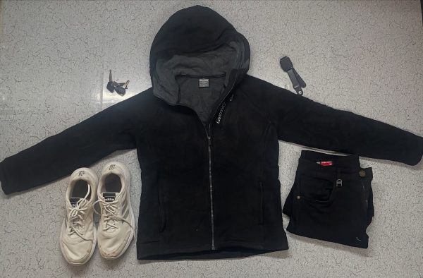 Discovery  quilted Fleece hoodie size M