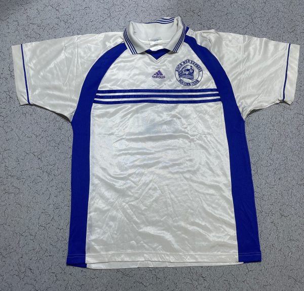 Adid** Football Jersey white size L condition 98%

Chest 42
Length 27