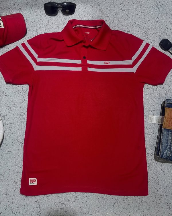 LEE COOPER MENS TSHIRT SIZE M COLOUR RED
