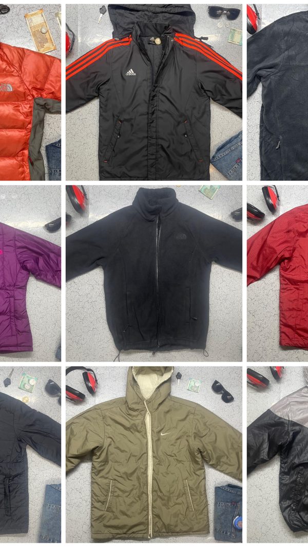 #winter collection jackets mix of hoodies and puffer

all are imported quality, ...