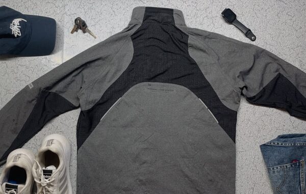 Asics Lightweight Track Jacket Grey Size Xl - Image 6