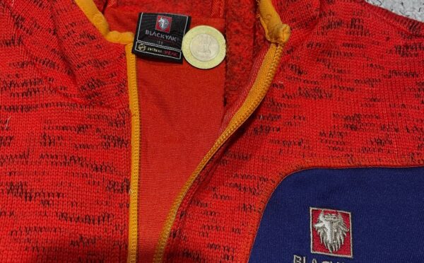 BLACK YAK WOOL HOODED WINTER JACKET SIZE S - Image 2