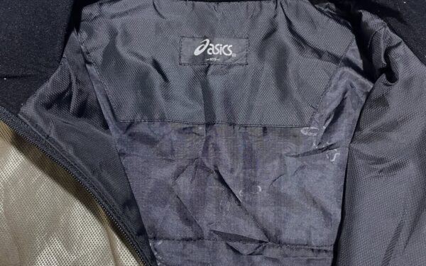 Asics Winter Jacket Silver Gold XXL - Image 7