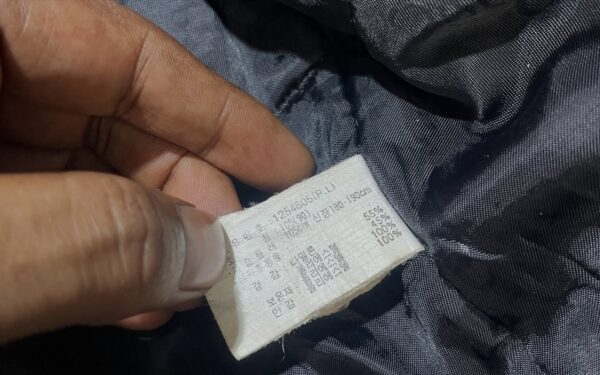 Asics Winter Jacket Silver Gold XXL - Image 4