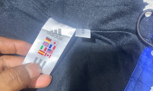 Adidas track jacket thrift store