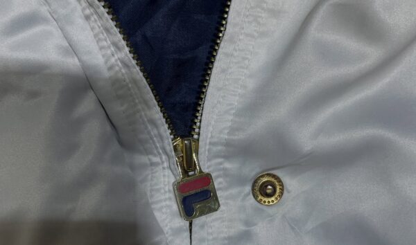 FILA SKI TEAM ITALIA HOODED JACKET WHITE SIZE L - Image 5