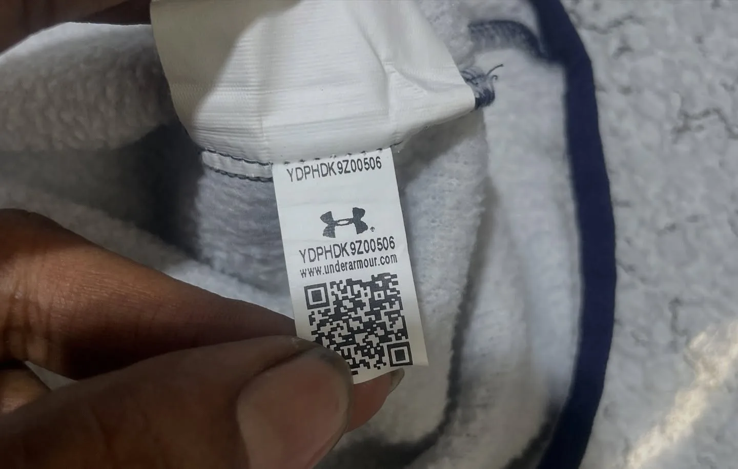 Under Armour Coldgear Hoodie Dark Blue Size L 4 thrift store online india