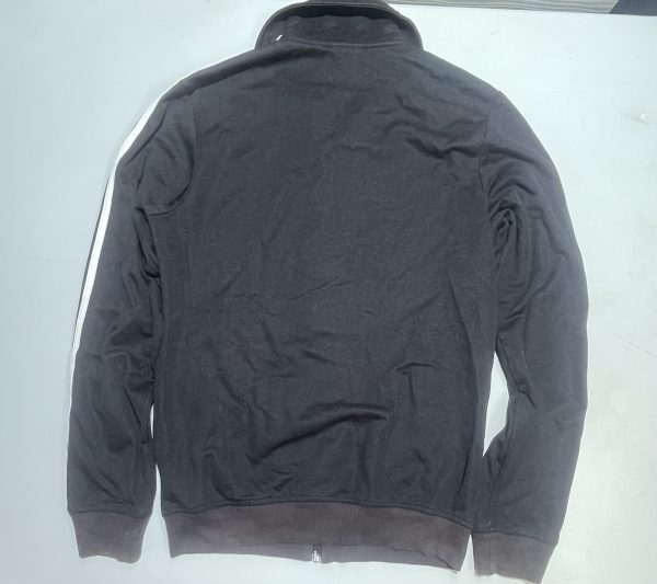 Adidas track jacket black white size S - Image 2