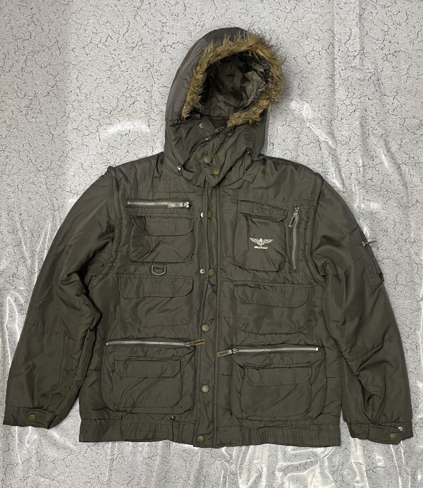 Baohao winter puffer hoodie jacket 2-1 water proof xxl