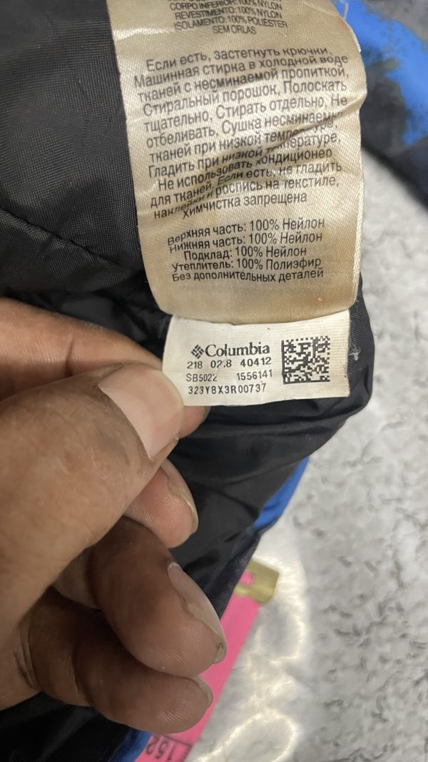 Columbia hoodie winter jacket blue size XS - Image 5