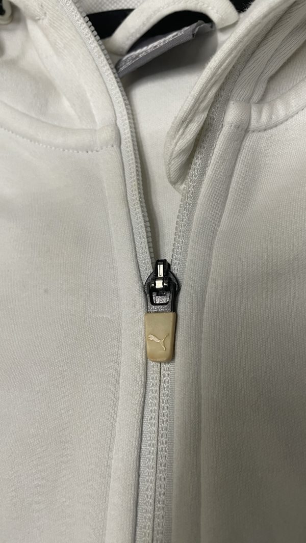 Puma Hoodie Jacket Off white size M - Image 3