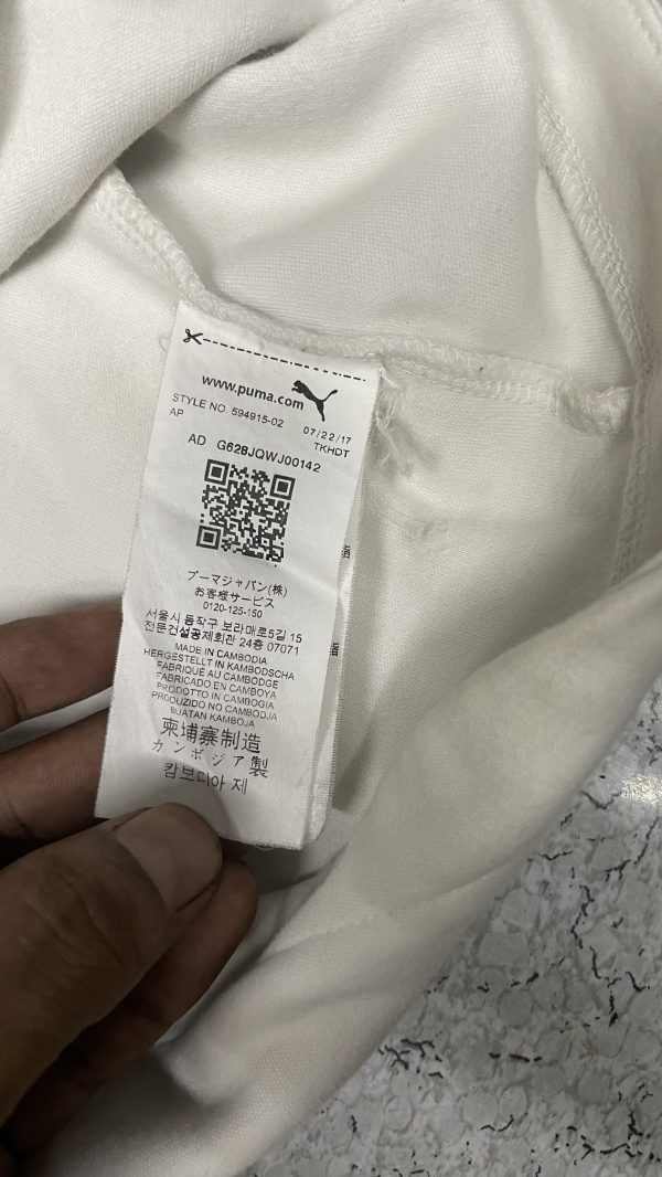 Puma Hoodie Jacket Off white size M - Image 5