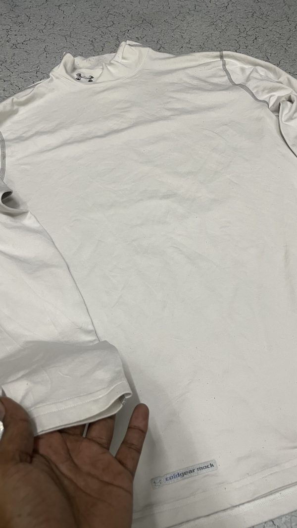 Under Armour coldgear mock compression white size L - Image 2
