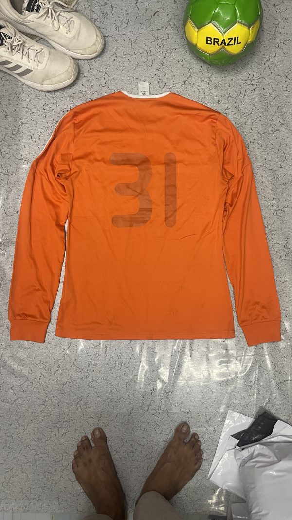 Adidas climelite full sleeve jersey orange size M - Image 6