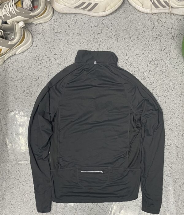 Nike Dri fit half zip up Tshirt dark grey size M - Image 2