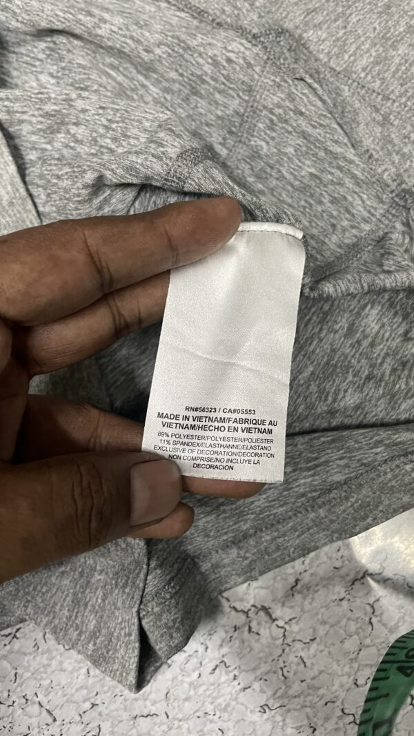 Nike Dri fit half zip up tshirt grey size S - Image 5