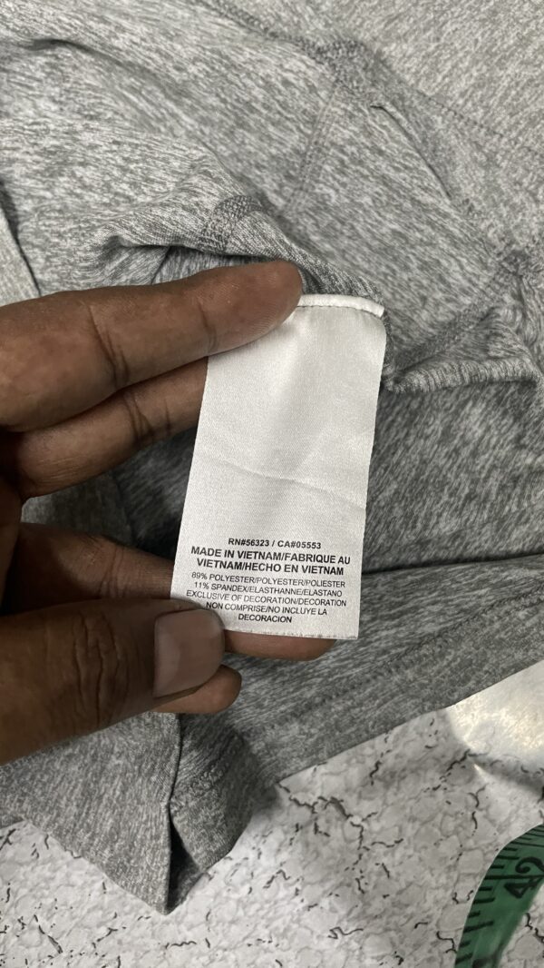 Nike Dri fit half zip up tshirt grey size S - Image 6