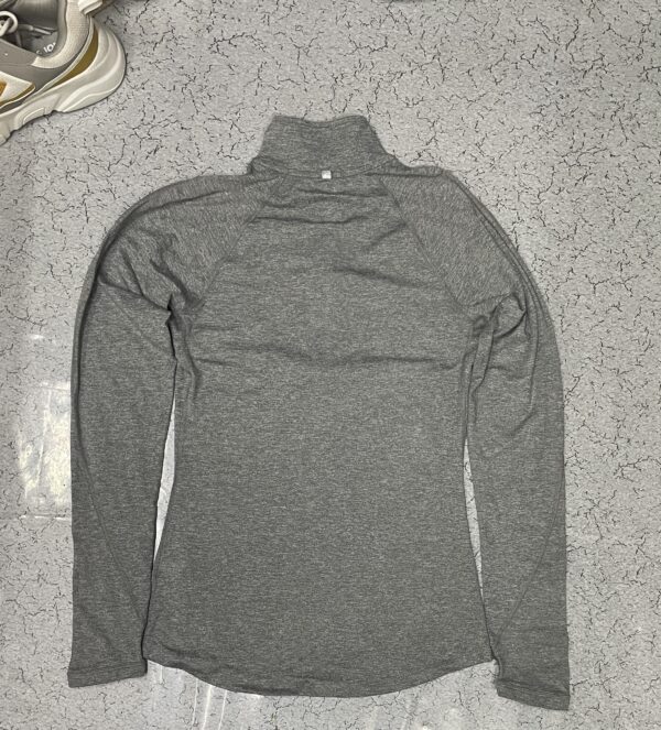 Nike Dri fit half zip up tshirt grey size S - Image 7