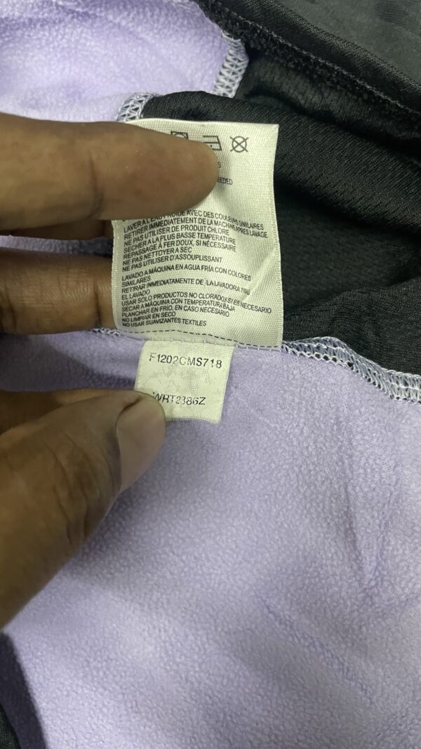 New Balance half zip up full sleeve tshirt purple size S - Image 4