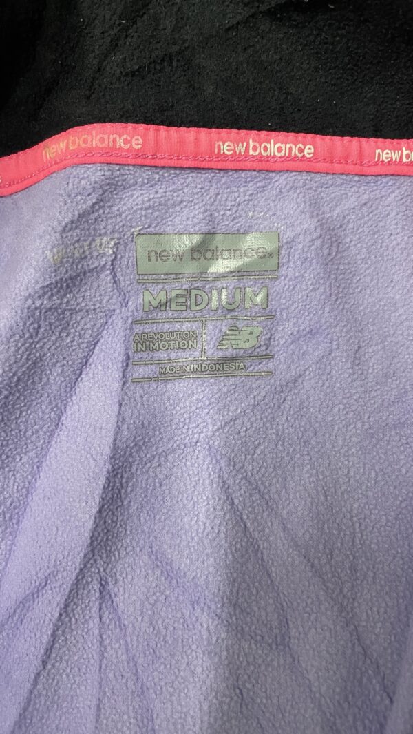 New Balance half zip up full sleeve tshirt purple size S - Image 5