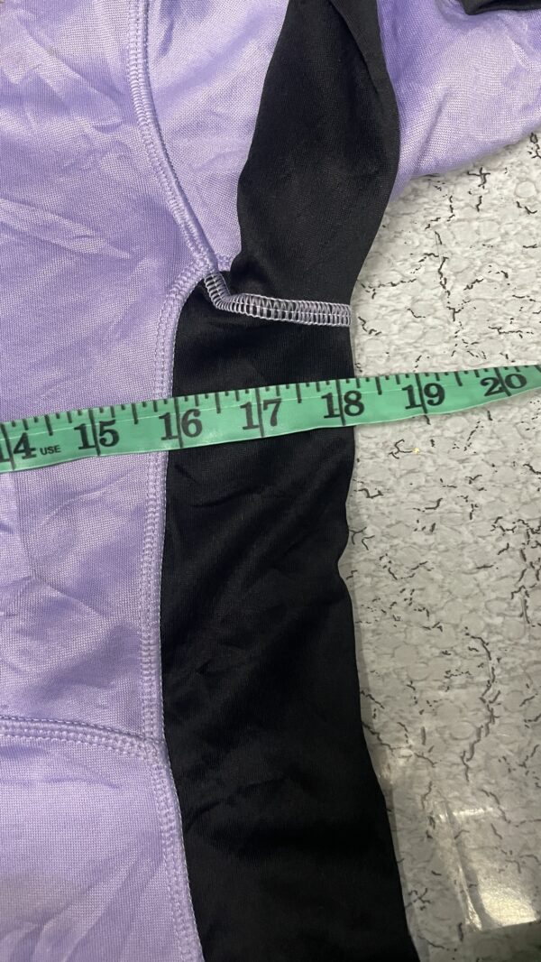 New Balance half zip up full sleeve tshirt purple size S - Image 6