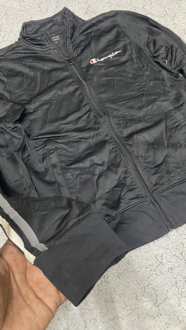 Champion full sleeve track jacket black Size S - Image 2