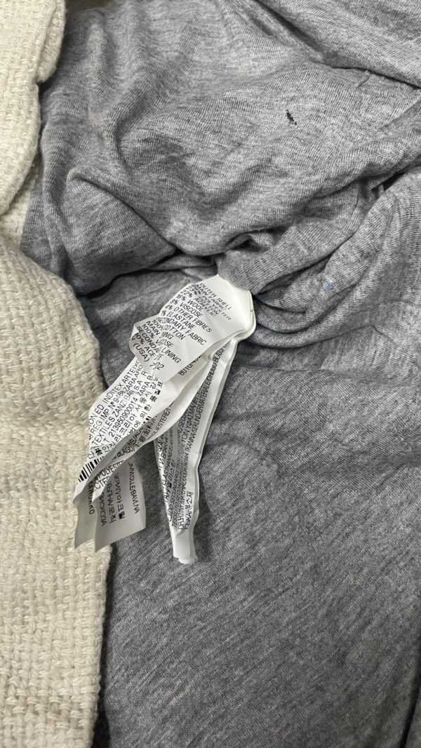 Zara Winter long Jacket wool denim size M - Image 3