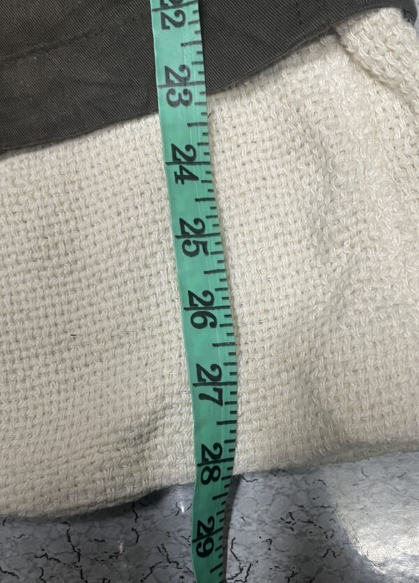 Zara Winter long Jacket wool denim size M - Image 10