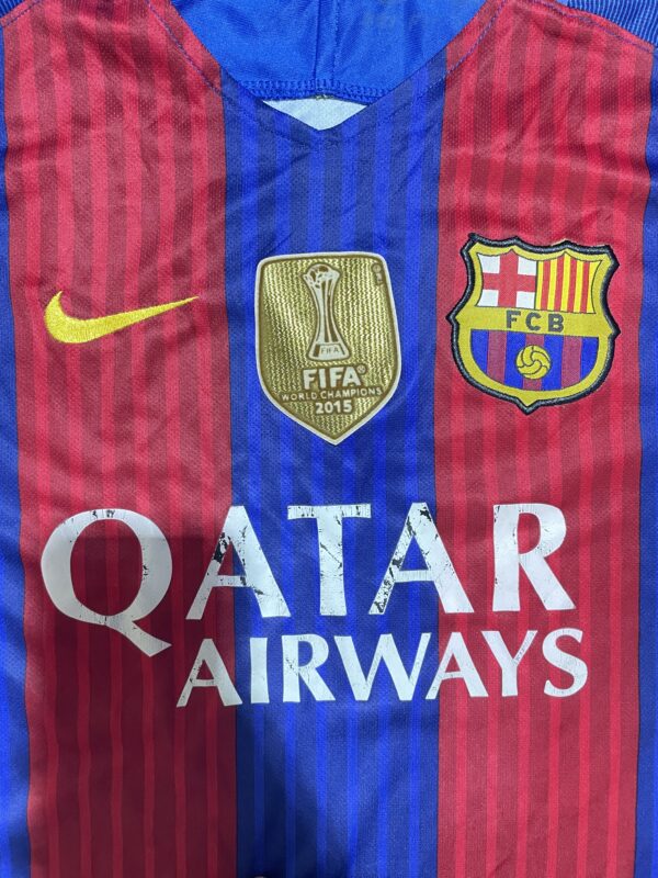 THIS IS A NIKE FC BARCELONA 2016-17 HOME JERSEY SIZE M - Image 5