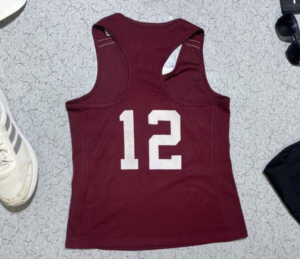 WOMEN'S ADIDAS CARDINAL TROY UNIVERSITY TROJANS SIDELINE FASHION TANK TOP SIZE S - Image 2
