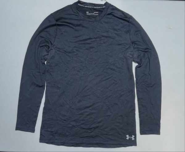 UNDER ARMOUR COLDGEAR FULL SLEEVE TSHIRT BLACK SIZE M - Image 5