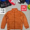 Men uniqlo high tech puffer jacket thrift