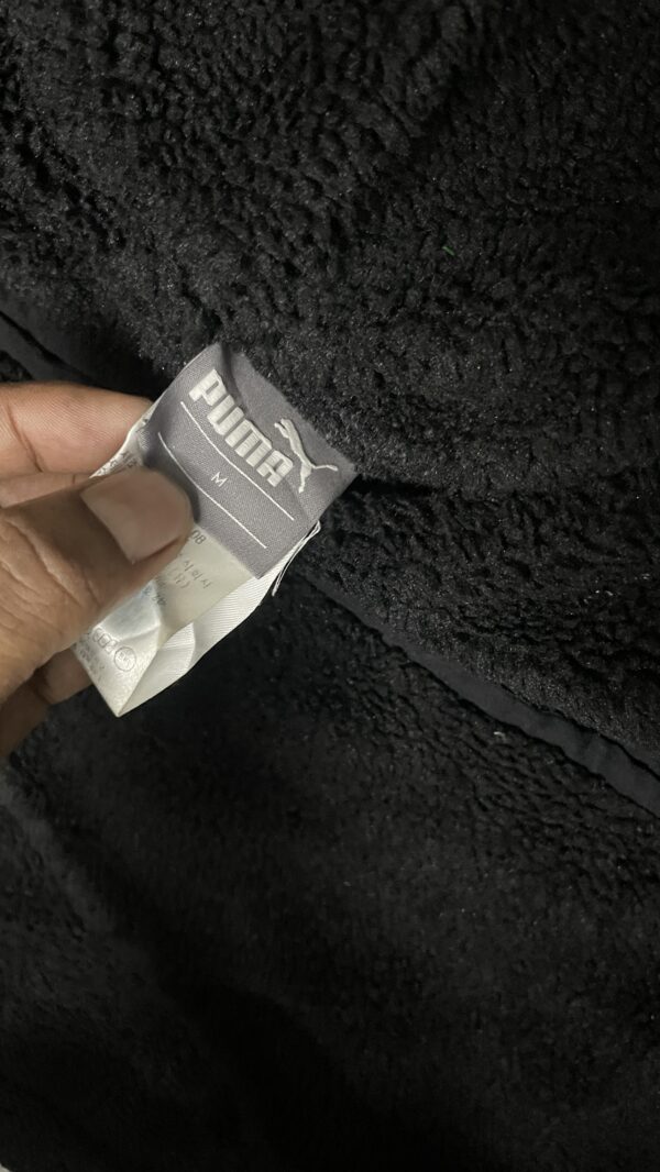 Puma reverse hooded jacket fleece and puffer black size XL - Image 5