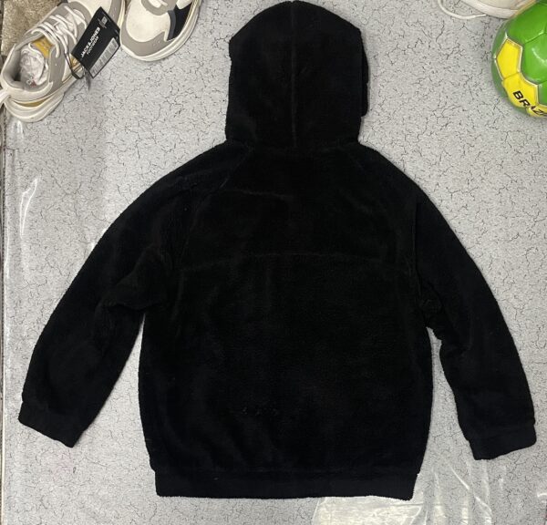 Puma reverse hooded jacket fleece and puffer black size XL - Image 9