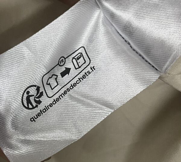 Zara Combination Barn Jacket with a contrast faux leather collar size XL - Image 4