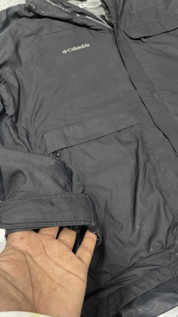 Vintage Columbia winter jacket black XXL - Image 3
