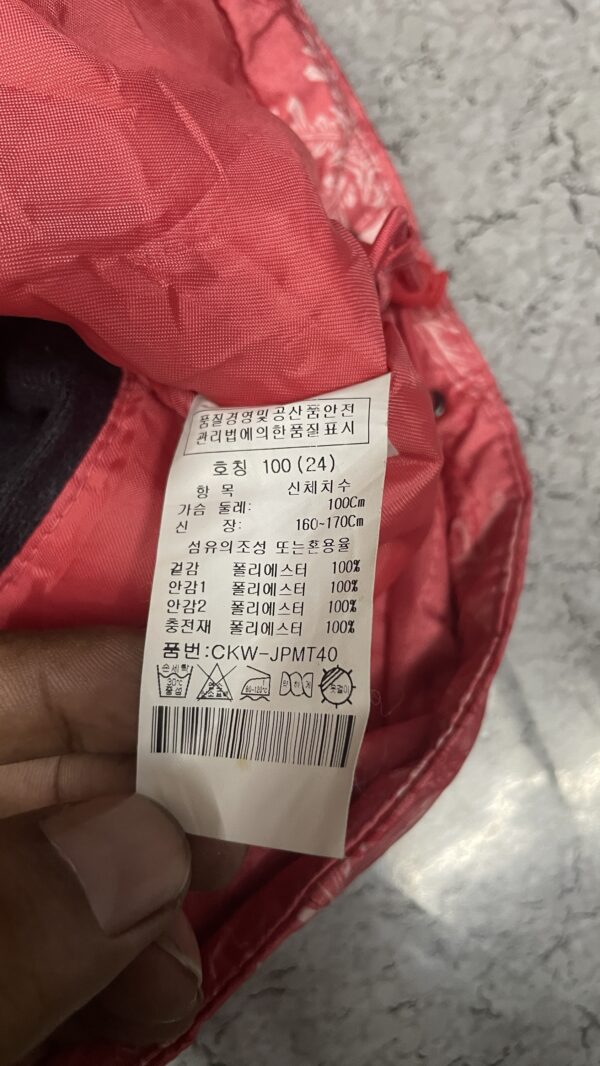 Crocodile Ladies Jacket Waterproof pink Size L - Image 6