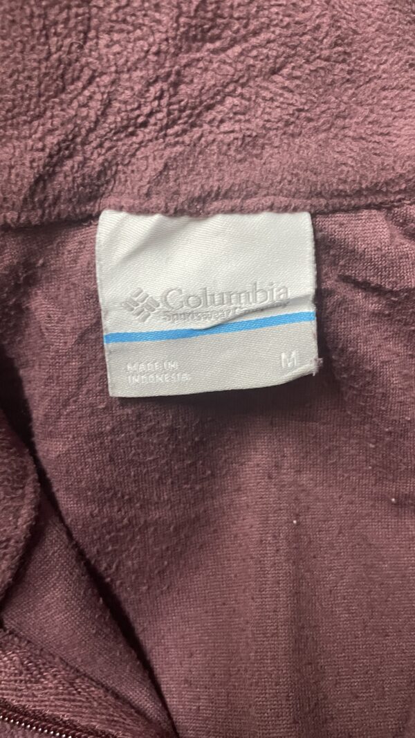 Columbia fleece women’s sweatshirt high neck dark brown size S - Image 6