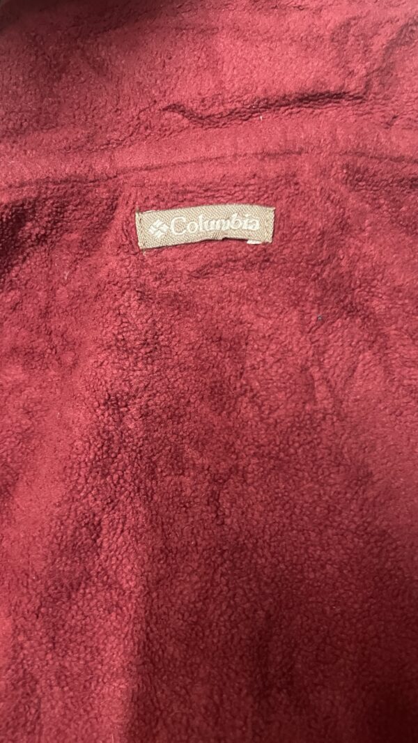 Columbia Women’s fleece Sweatshirt dark Red size S - Image 6