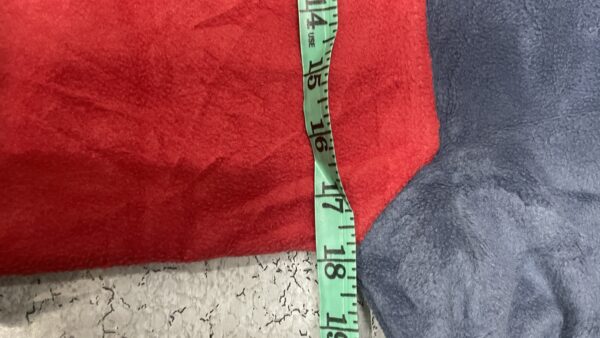 Columbia Men’s Fleece lite Weight Sweatshirt Red Blue Size S - Image 8