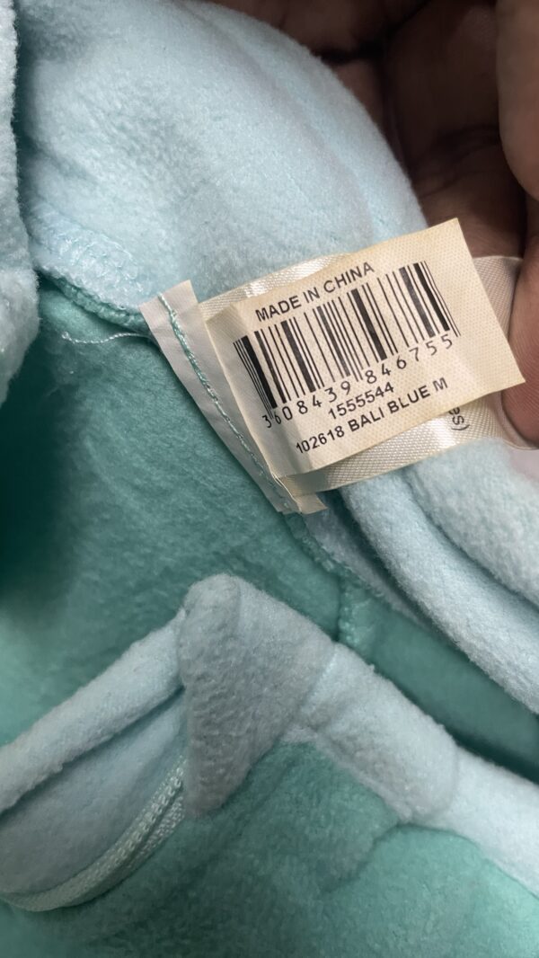 Quencha women’s fleece lite weight Sweatshirt sky blue size S - Image 4