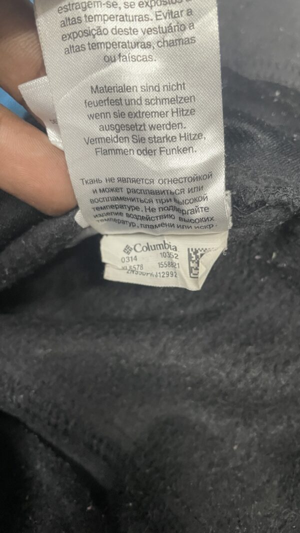 Columbia Women’s Fleece lite weight Sweatshirt black size M - Image 5