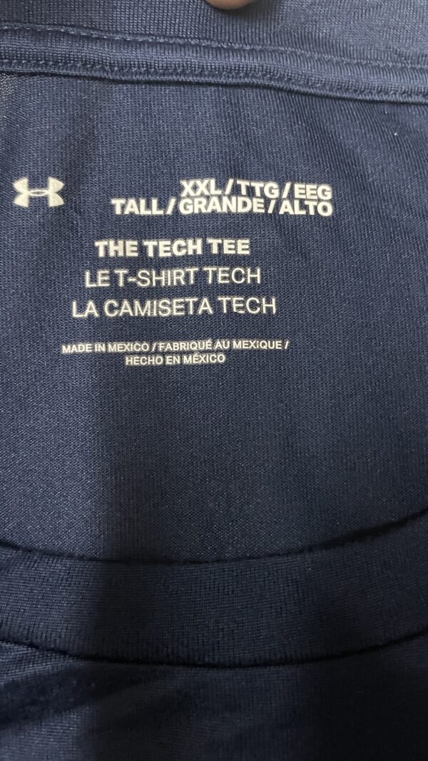 Under Armour Tech Tee half sleeve men's T-shirt size XL blue - Image 2