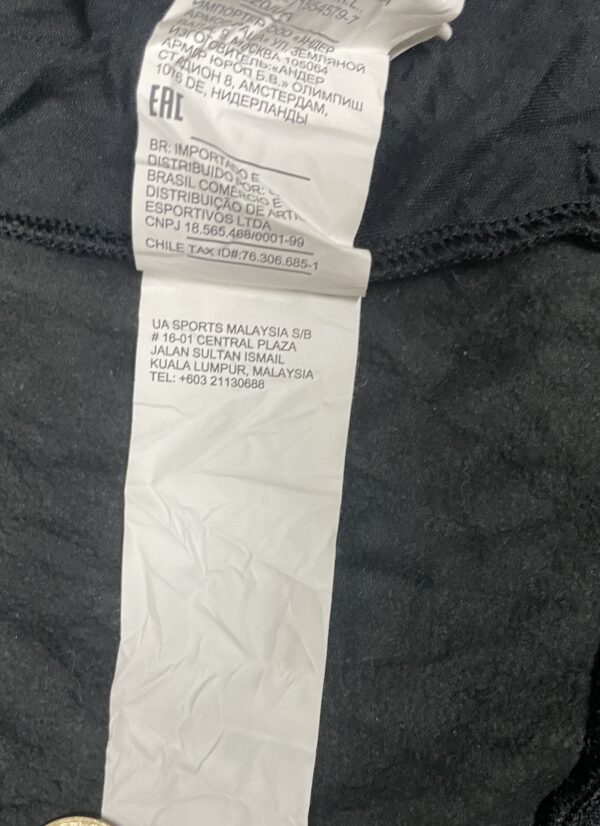 Under  Armour Coldgear High Neck track jacket unisex black size S - Image 10