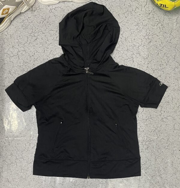 Reebok Play Dry hooded Track Jacket Black Size M