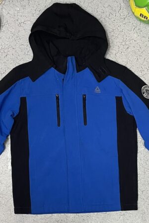Reebok Blue Black Fleece Lined Jacket