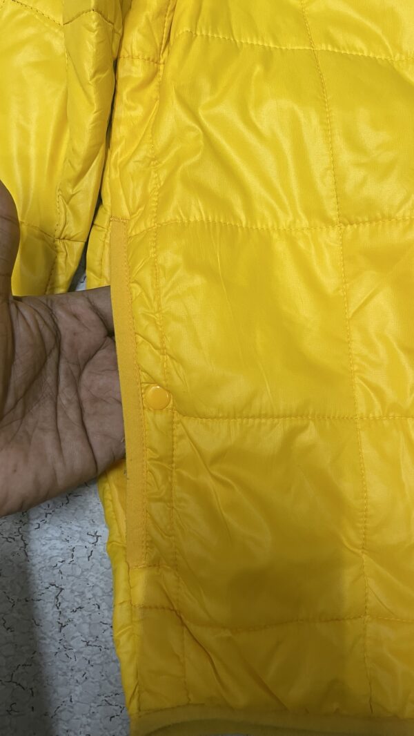 Nike Hooded Puffer lite weight winter jacket size L Yellow - Image 3
